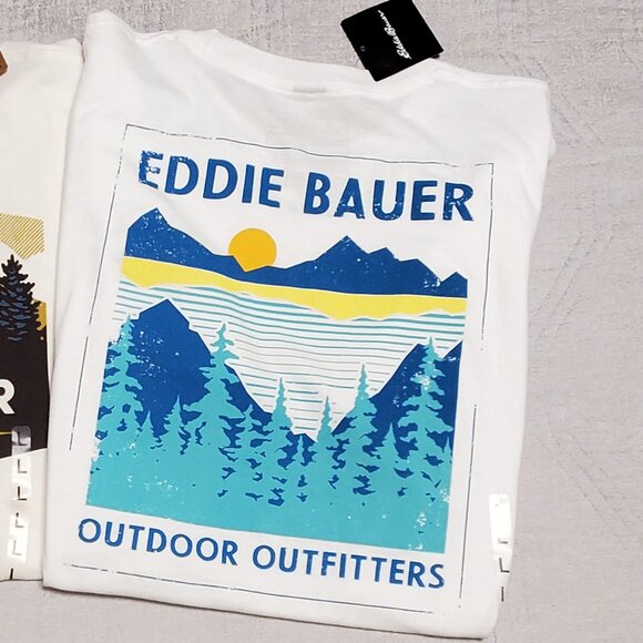 NWT! Bundle -2 Eddie Bauer Outdoor Outfitters Men's Crew Shirts Size: L - Picture 7 of 9